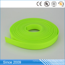 3/4 inch Light Green Super Soft Durable PVC Vinyl Coated Webbing